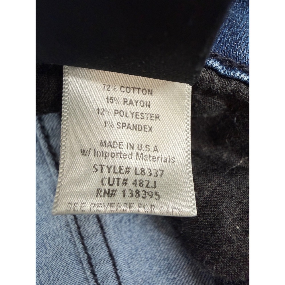 Flying Monkey Platinum Distressed Jeans Womens Sz 27 Blue Mid Rise Fray Raw Hem - Picture 4 of 11